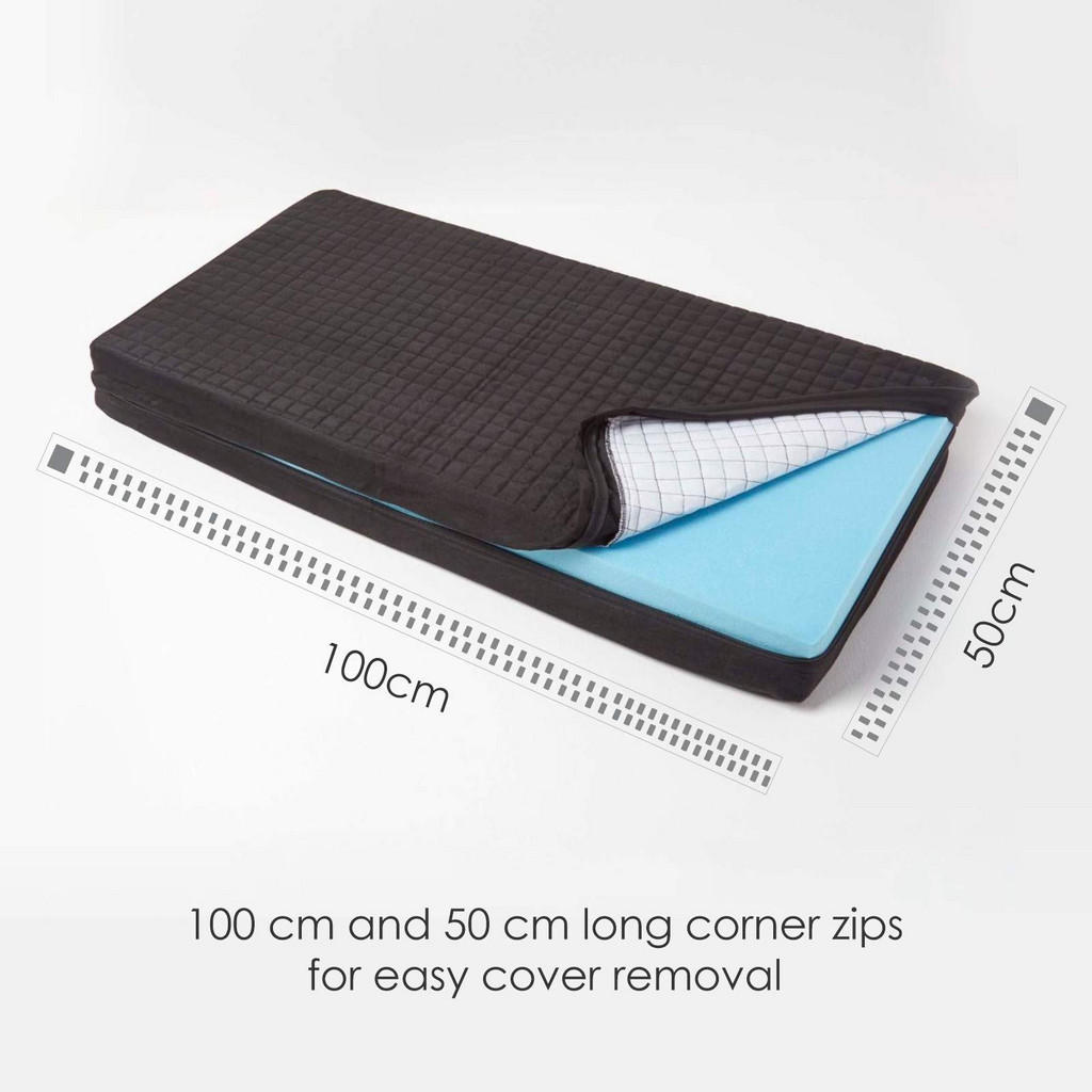 Thumbnail - Homescapes Sofa-Auflage, Schwarz, Textil, Füllung: Kaltschaum, Rechteckig, 50x10x100 cm, Oeko-Tex®, Wohntextilien, Kisse...