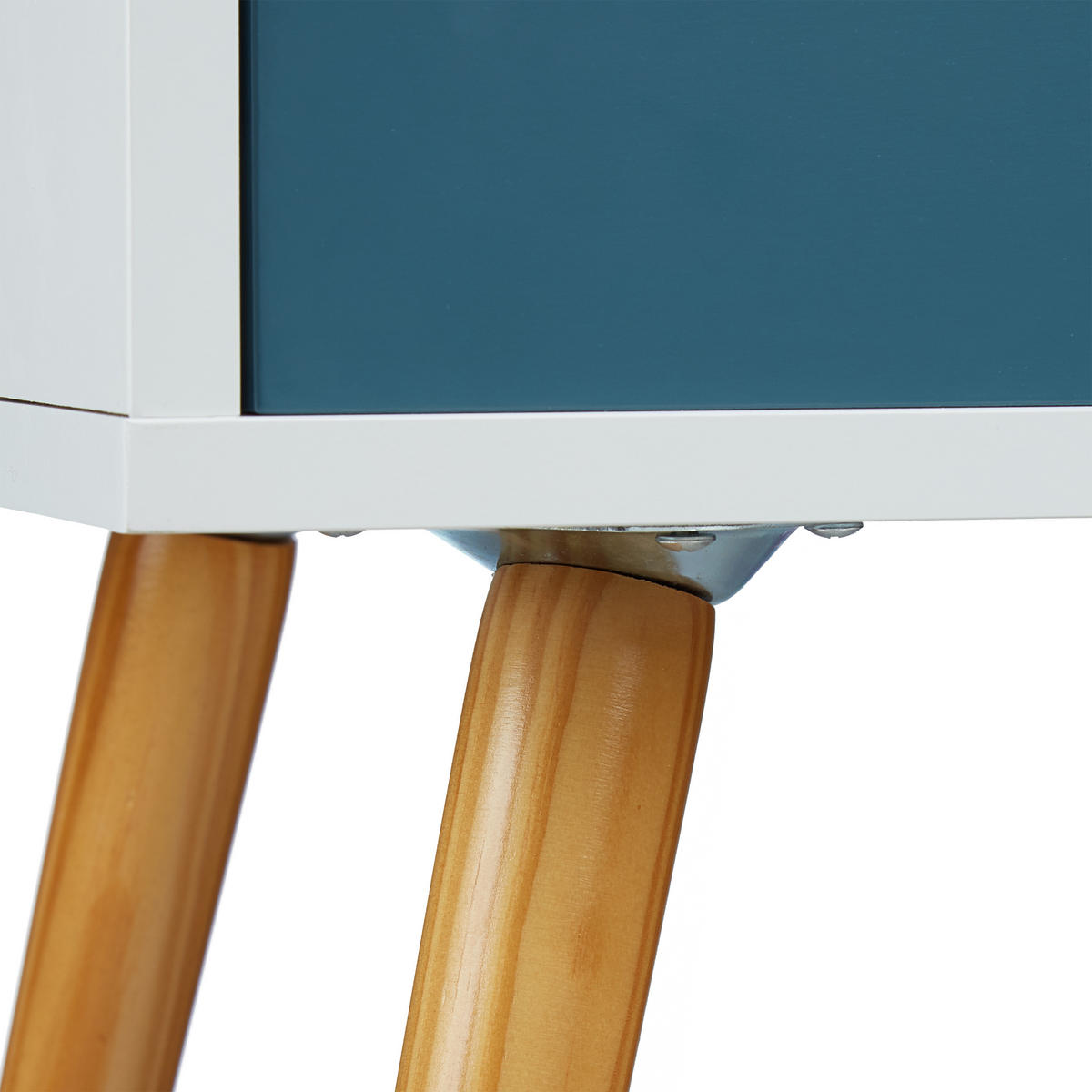 NACHTTISCH - Multicolor, Holz/Holzwerkstoff (48/58/41cm) - Relaxdays