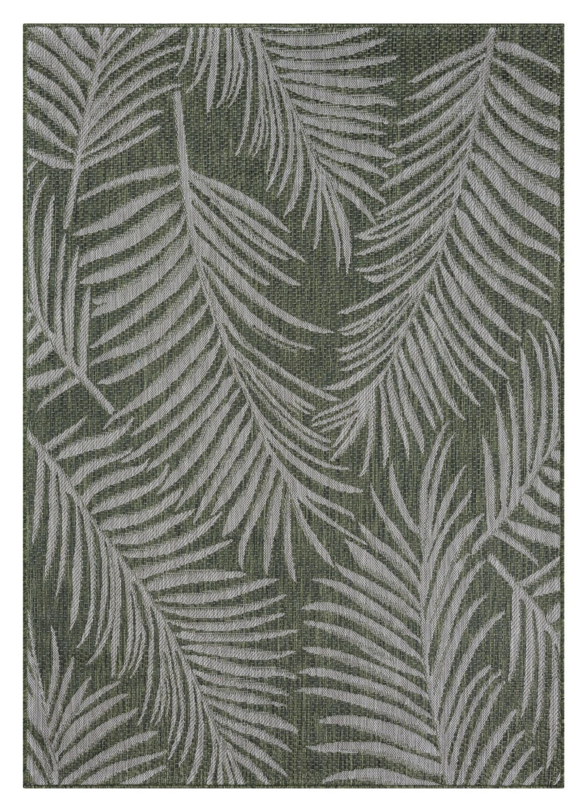 OUTDOORTEPPICH Fern Grün,Blaugrau,Hellgrau 80/150 cm - Grün, Textil (80/150cm) - My-Rug