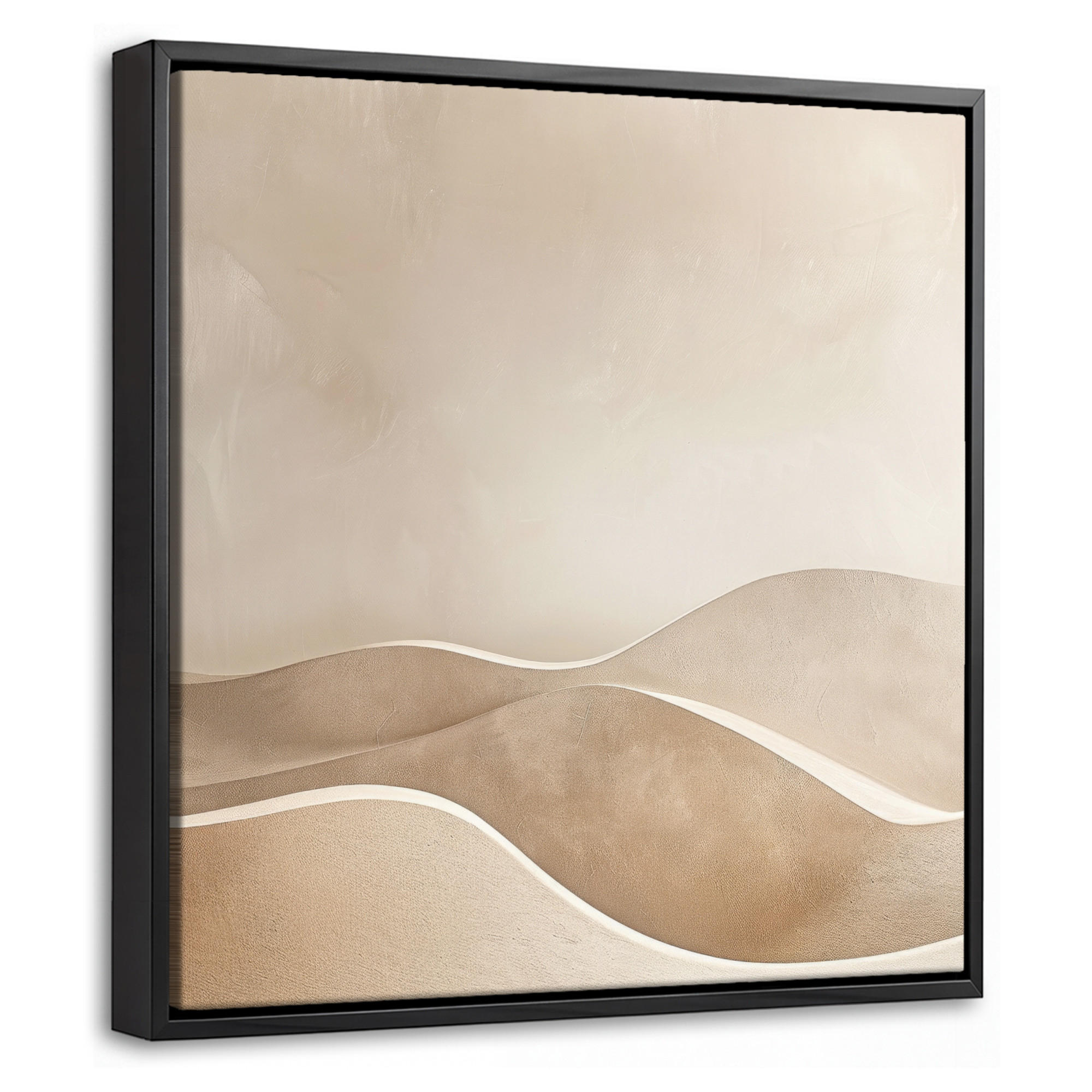 MuchoWow Leinwand Beige 20x20 cm