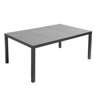 GARTENTISCH ., Grau - Grau, Metall (182/121/74cm) - Oviala