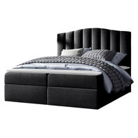 BOXBETT Lindos - Schwarz, Holz (140/200cm) - MIRJAN24