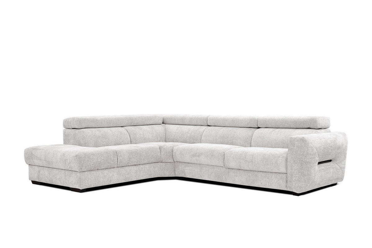 ECKSOFA CALVERA 5-Sitzer, weiß - Weiß, Holzwerkstoff/Textil (239/298cm) - Courtois Laville