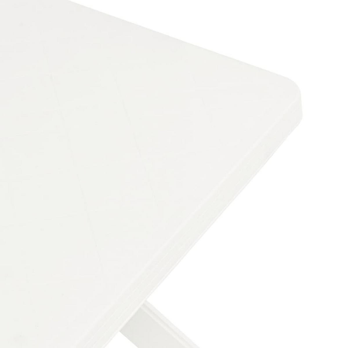 BISTROTISCH Weiss 70/70/72 Cm Kunststoff - Weiß, Kunststoff (70/70/72cm) - vidaXL