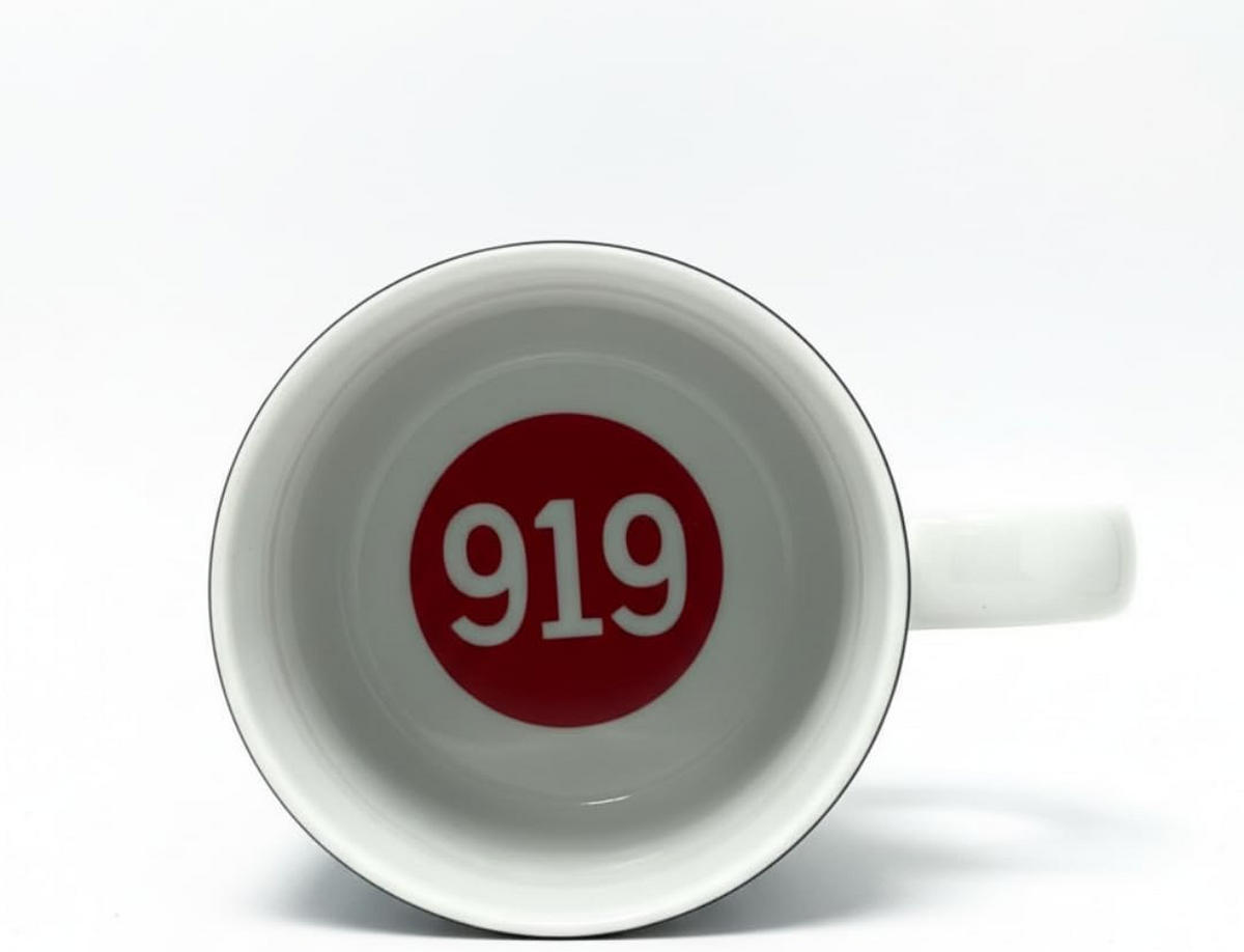 KAFFEEBECHER 919 Mehrfarbig Keramik 500ml - Rot/Schwarz, Keramik (0.5L) - Porsche