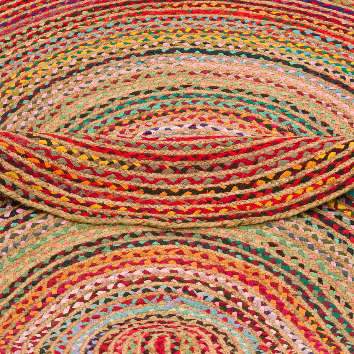 NATURFASER TEPPICH JUTE SALSA MODERN - Multicolor, Textil (200/300cm) - Pergamon
