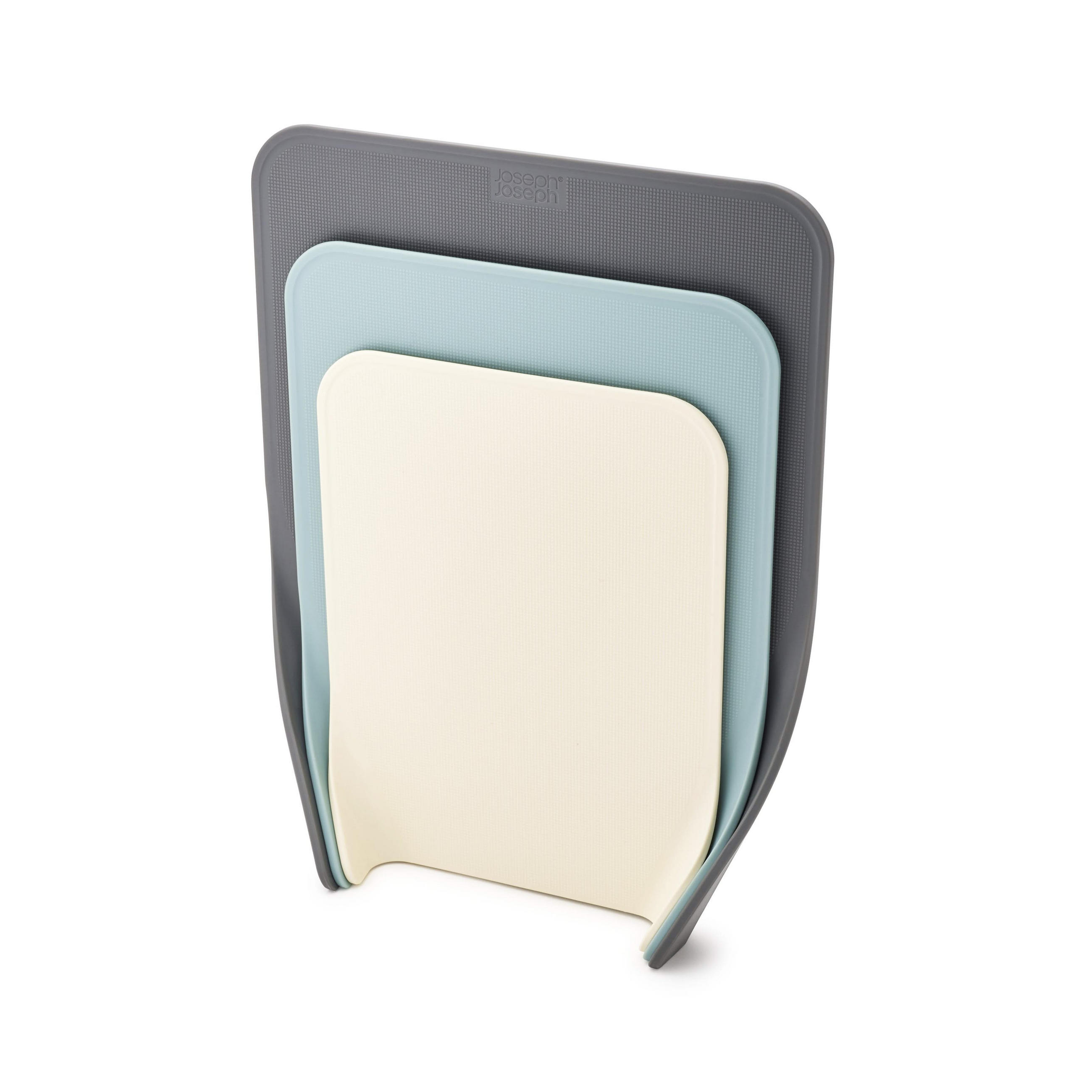 SCHNEIDEBRETT -Set - Nest Chop - Blau - 3-teilig - Blau, Kunststoff (6/26cm) - Kela