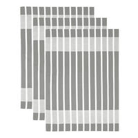 GESCHIRRTÜCHER 50x70 cm, 6er Set, Lüttich Grau - Weiß - Weiß/Grau, Textil (50/70cm) - Lashuma