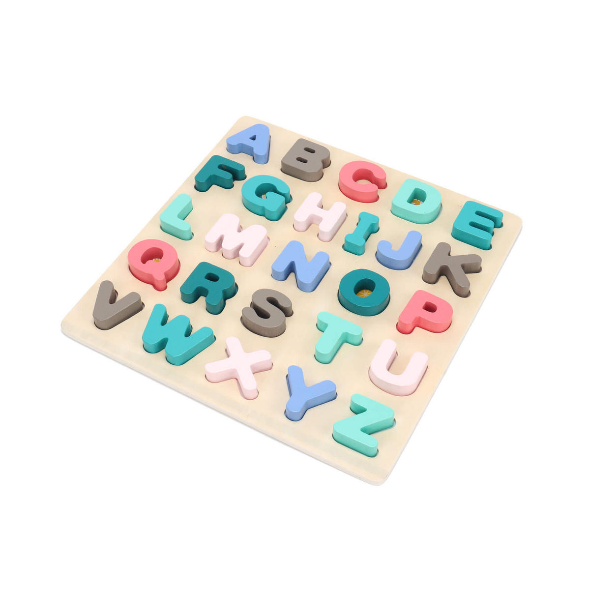 HOLZSPIELZEUG Buchstaben - Multicolor, Holz (30/30cm)