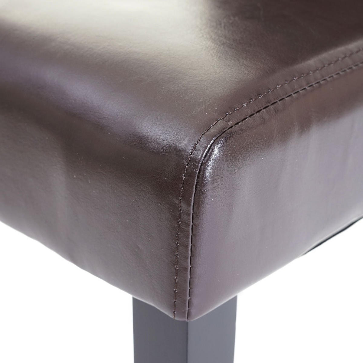 ESSZIMMERSTUHL Braun 4er-Set - Braun, Textil (41/88/55cm) - MCW