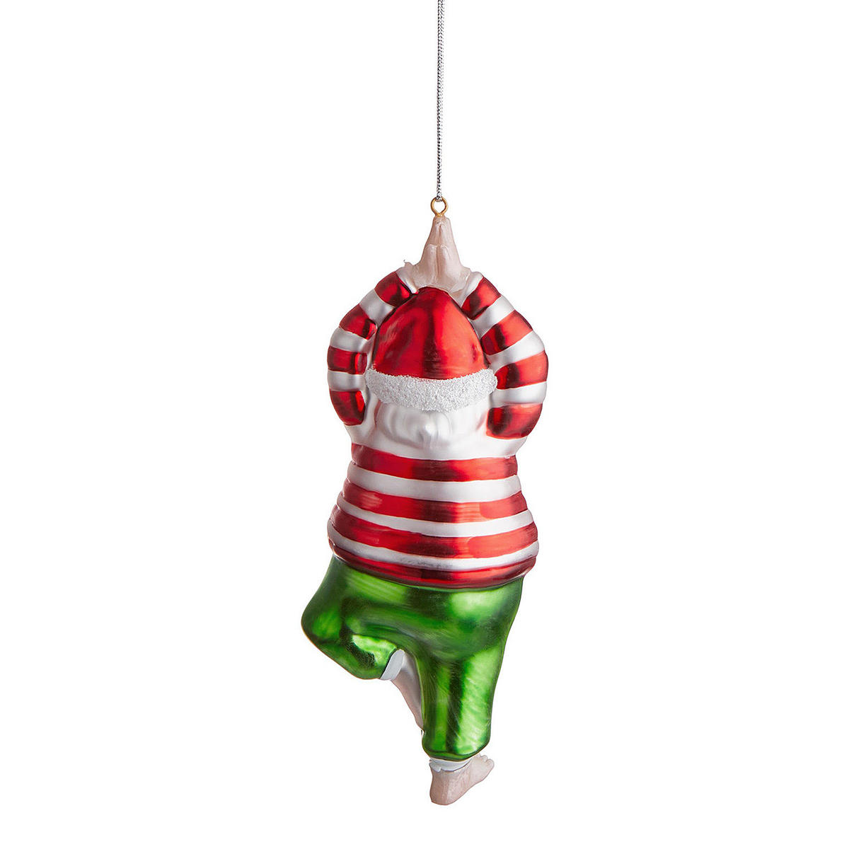 BAUMANHÄNGER Hang On Yoga Santa - Multicolor, Glas (4/16/6cm) - Butlers