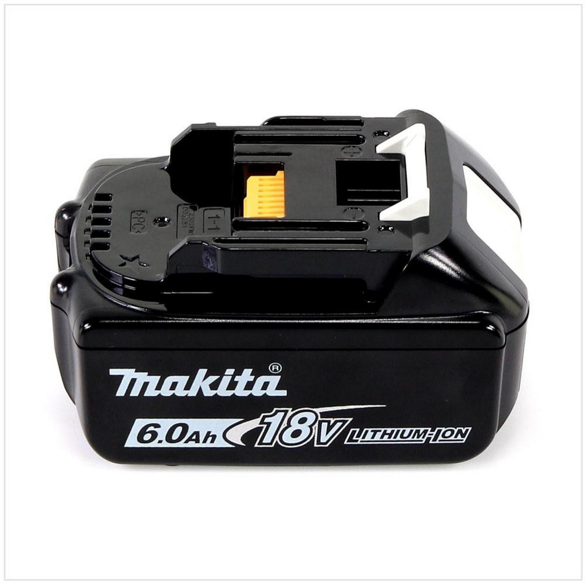 MAKITA Power Source Kit Li 18V mit 2x BL1860B Akku 6,0Ah + DC18RC Ladegerät ( 199480-6 ) - Multicolor, Kunststoff (19/75/7cm) - Makita