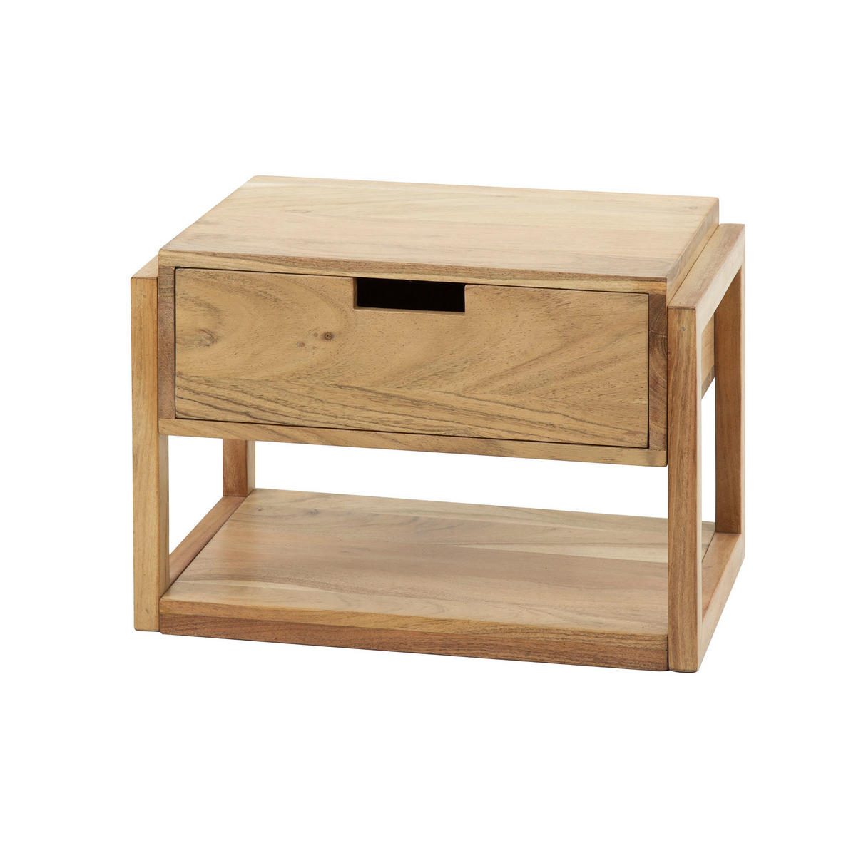 NACHTTISCH Zweve Braun 25/39/27 cm - Braun, Holz (39/27/25cm) - Hoyz Collection