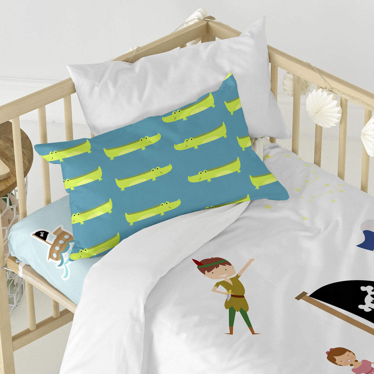 BETTBEZUG 2er-Set teiliges flying boy 115x145 cm (kinderbett) mehrfarbig - Multicolor, Textil (115/145cm) - Happy Friday