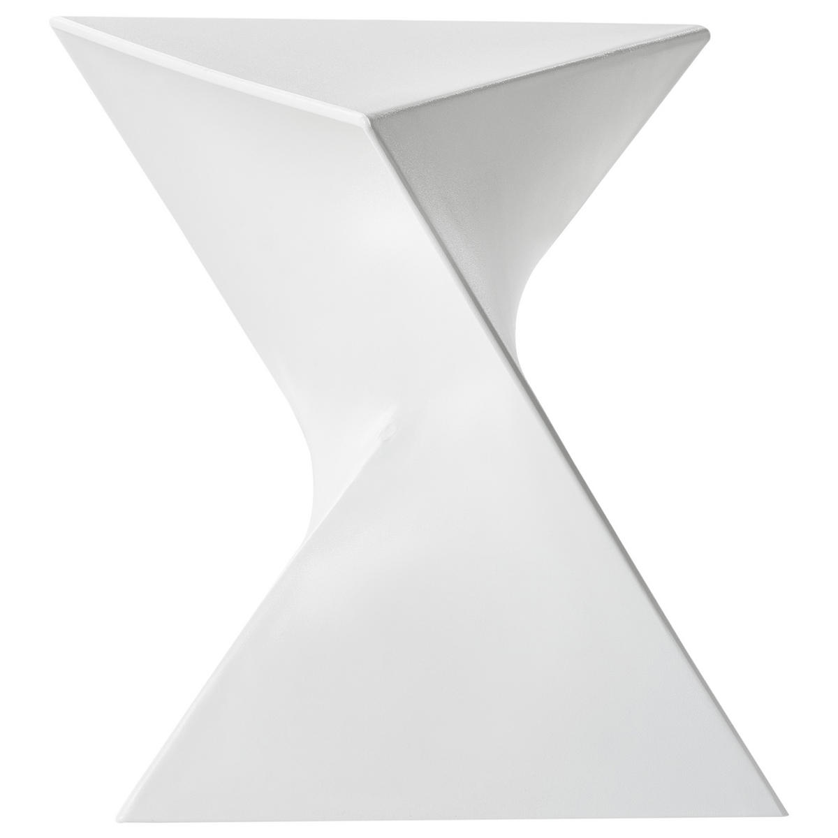BEISTELLTISCH Weiß Pecos - Weiß, Kunststoff (40/40/44cm) - Beliani