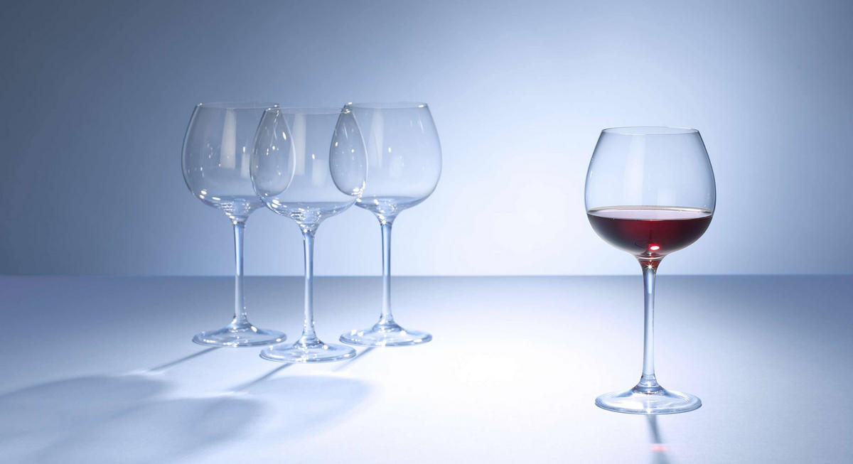 BURGUNDER ROTWEINGLÄSER Purismo Wine transparent 200 ml 4er Set - Transparent, Glas (0.2L) - Villeroy & Boch