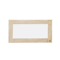 SPIEGEL Akazie 115x3x60 white stone getüncht NATURE WHITE #01 - Beige, Holz (115/60/3cm) - Massivmoebel24