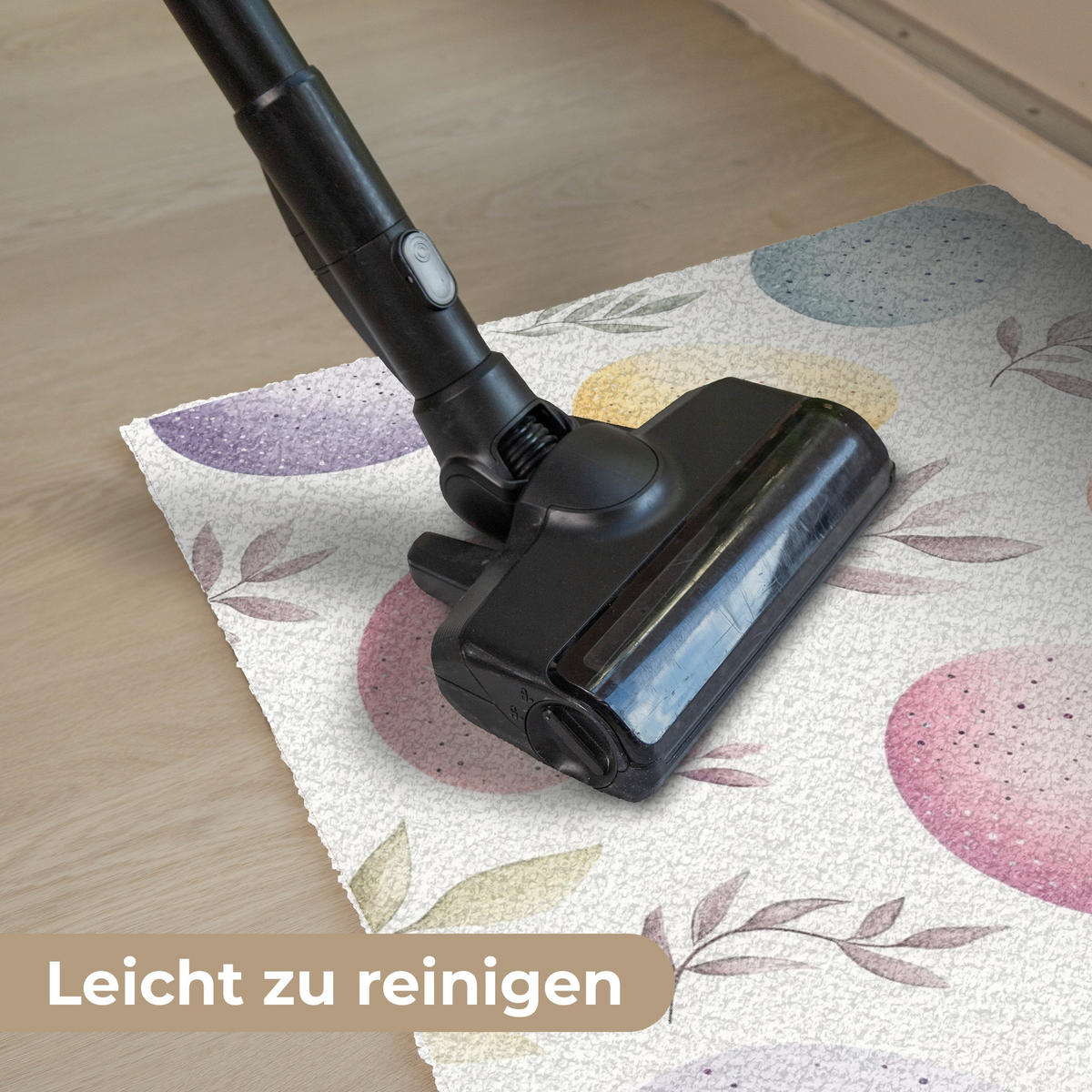 FUSSMATTE Eier - Bunt - Muster 90x60 cm - Multicolor, Kunststoff (60/90cm) - MuchoWow