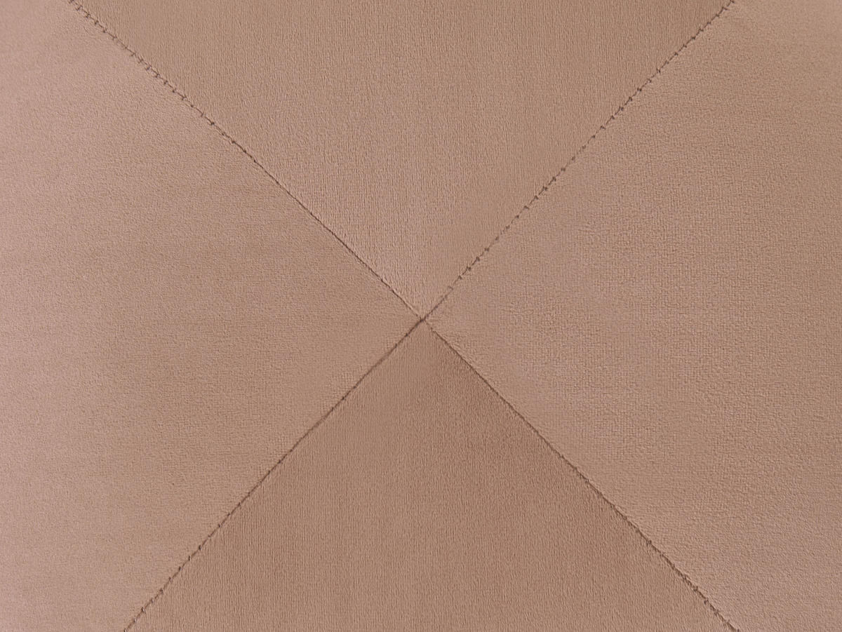 TABURET catifea maro deschis Helen - maro deschis, material textil (40/38/40cm) - Beliani