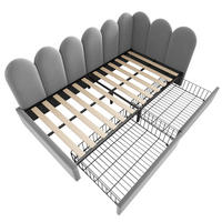 KINDERBETT 90/200 cm DE-00546, in Grau, 2 Schubladen - Grau, Holz (90/200cm) - ComfortXL