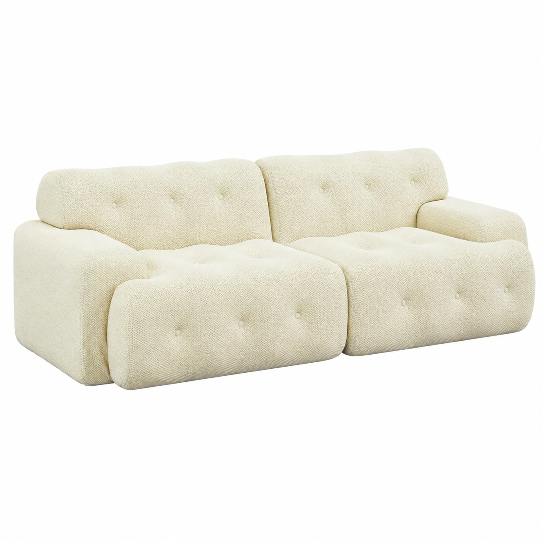 Meubliv Sofa Beige 104.01x66x224 cm