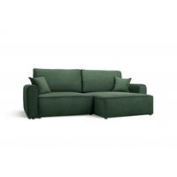 ECKSOFA mit Schlaffunktion Grüne - Grün, Textil (244/148cm) - Furnisell