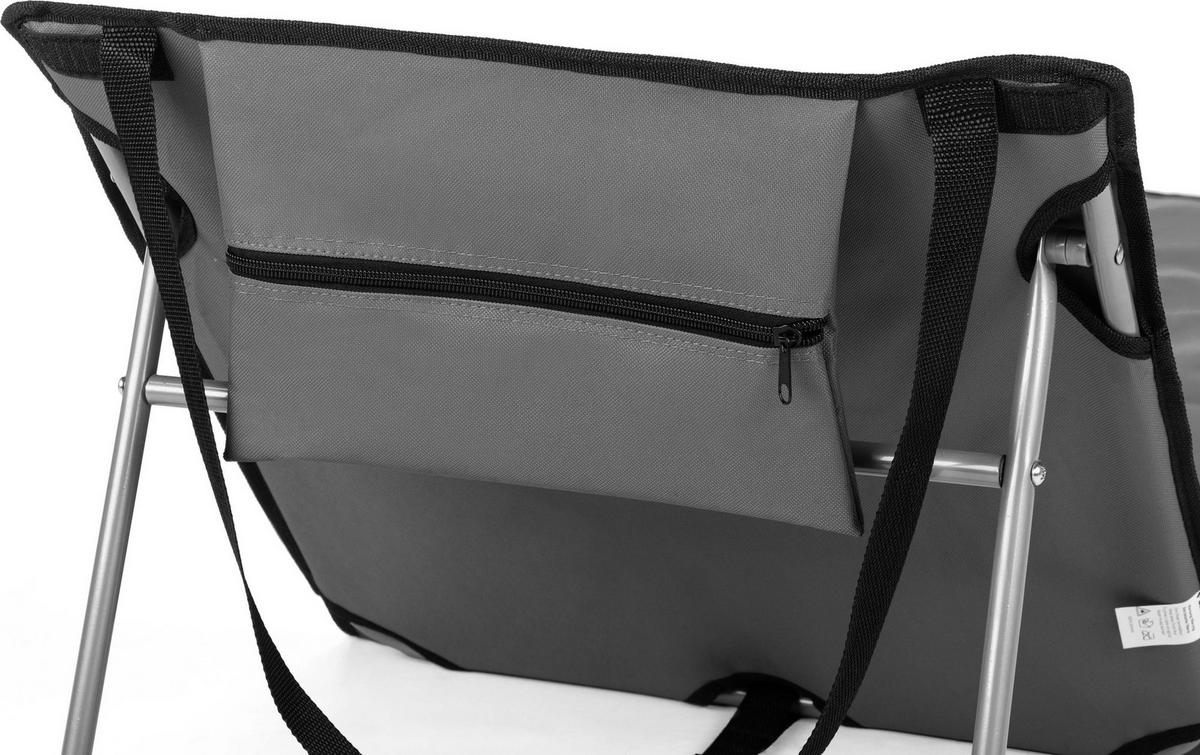 STRANDMATTE 150/49 cm - Grau, Textil (49/0.5/150cm) - Outtec