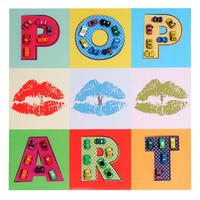 LEINWANDBILD POP ART + AUTOS Mehrfarbig - Multicolor, Textil (60/60cm) - MCW