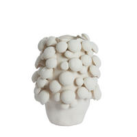 VASE Plentzia Weiß Ø33,5/46 cm - Weiß, Keramik (46cm) - Light & Living