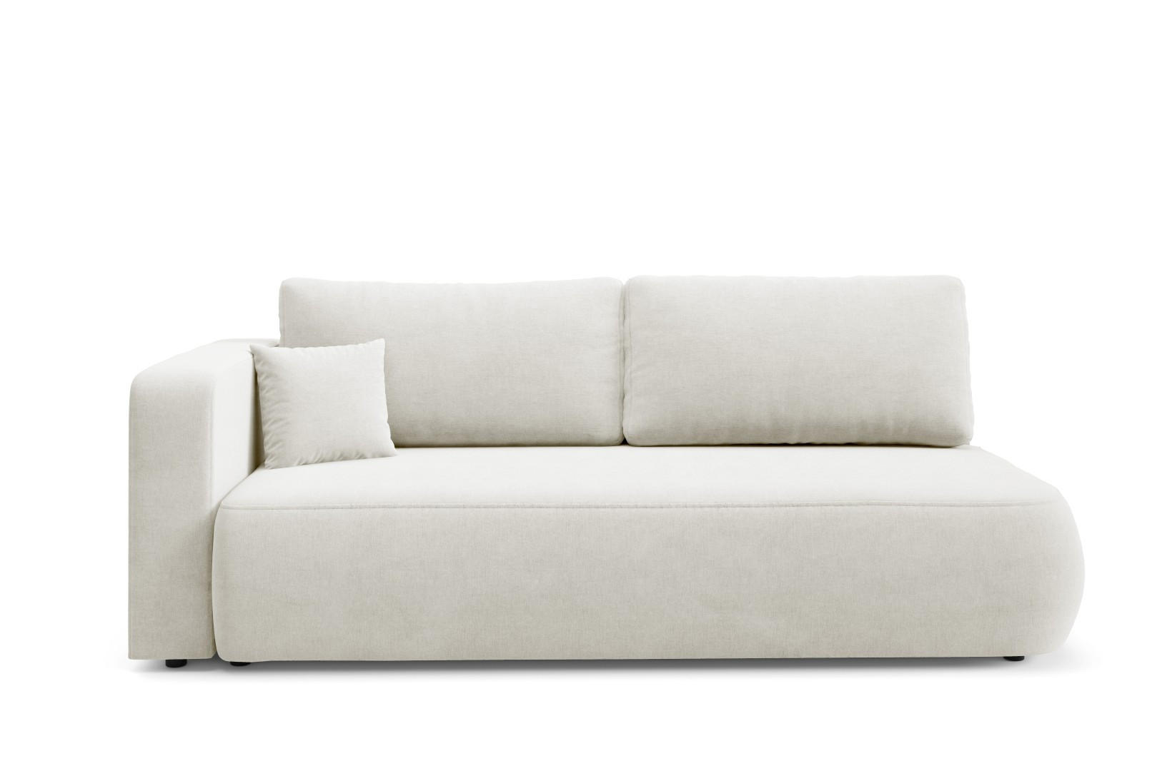 SCHLAFSOFA mit Bettkasten Weiß - Schwarz/Weiß, Holz/Holzwerkstoff (228/82/106cm) - Furnisell