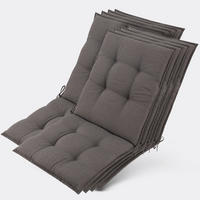 NIEDERLEHNERAUFLAGE Sun-NL 105x50x8cm Taupe (8tlg) - Naturfarben, Textil (50/8/100cm) - Beautissu 