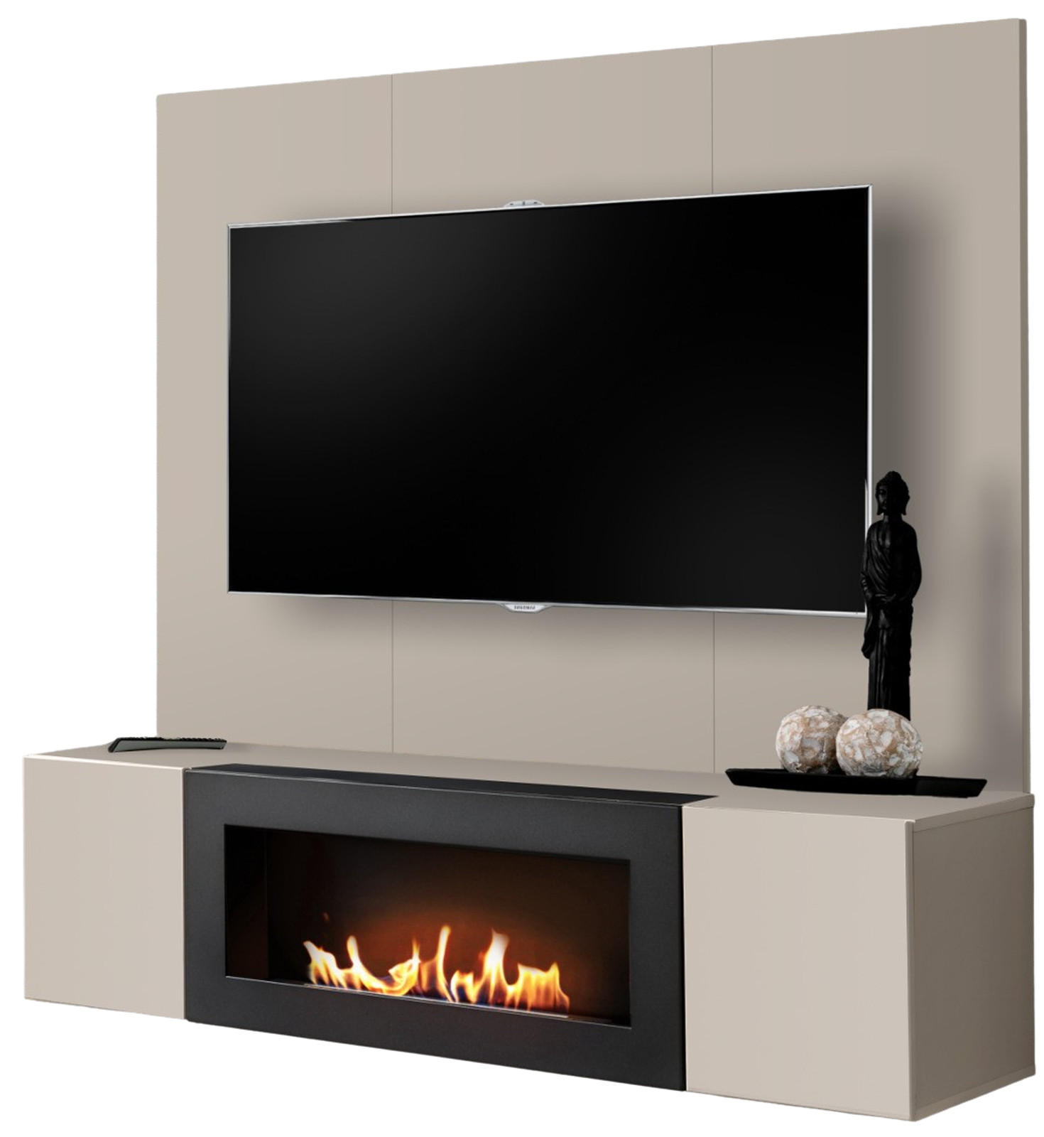 Inn.Furn Tv-Lowboard Kaschmir 160x158x40 cm