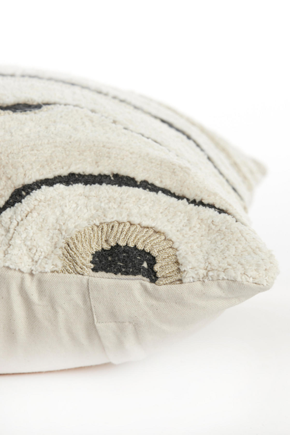 DEKOKISSEN Bunbury Braun 45/45/10 cm - Braun, Textil (45/45cm) - Light & Living
