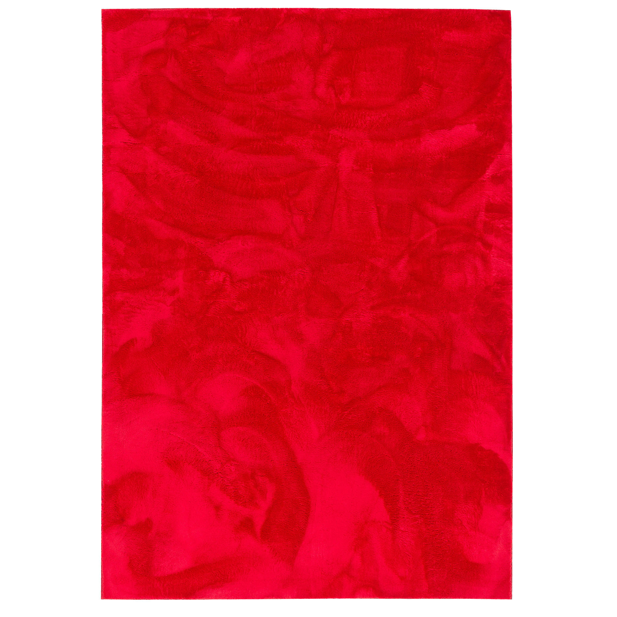 FELLTEPPICH SUPER SOFT PEARL - Rot, Textil (160/230cm) - Pergamon