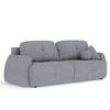 SCHLAFSOFA Loca Grau Webstoff - Schwarz/Grau, Holz/Holzwerkstoff (248/92/103cm) - Maison de Reve