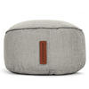 SITZSACK-HOCKER "Home Linen" 45x25cm - Grau, Textil (45/25/45cm) - Green Bean