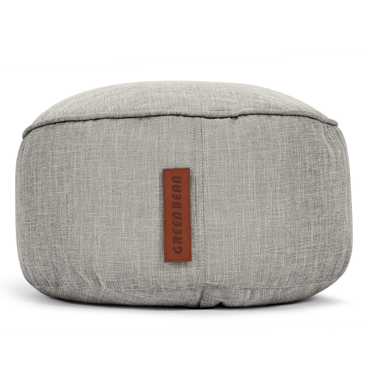SITZSACK-HOCKER "Home Linen" 45x25cm - Grau, Textil (45/25/45cm) - Green Bean
