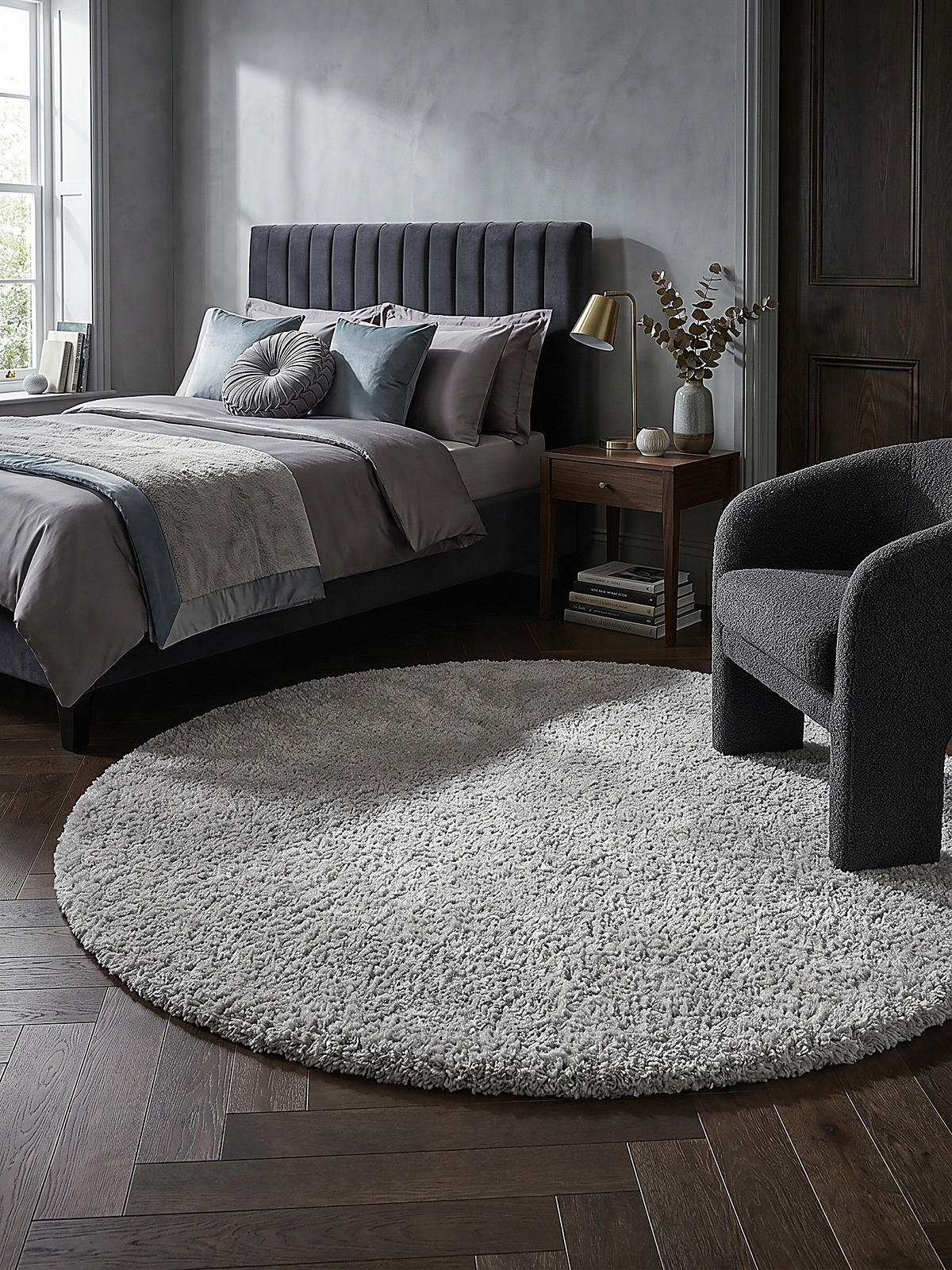 TEPPICH Hochflor Shaggy-Design, teddyweich LYNE, Grau 160x230 cm - Grau, Textil (230/160cm) - KADIMA DESIGN
