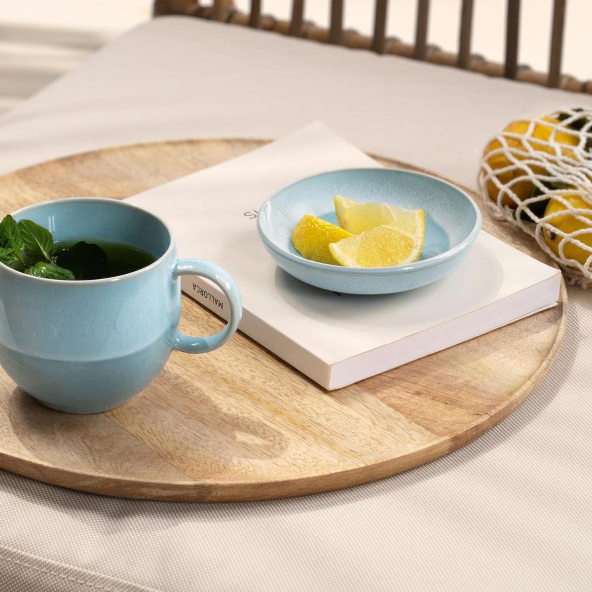 DIPSCHALEN Perlemor Aqua blau ø 11,7 cm 6er Set - Blau, Keramik (11.7cm) - like.Villeroy & Boch