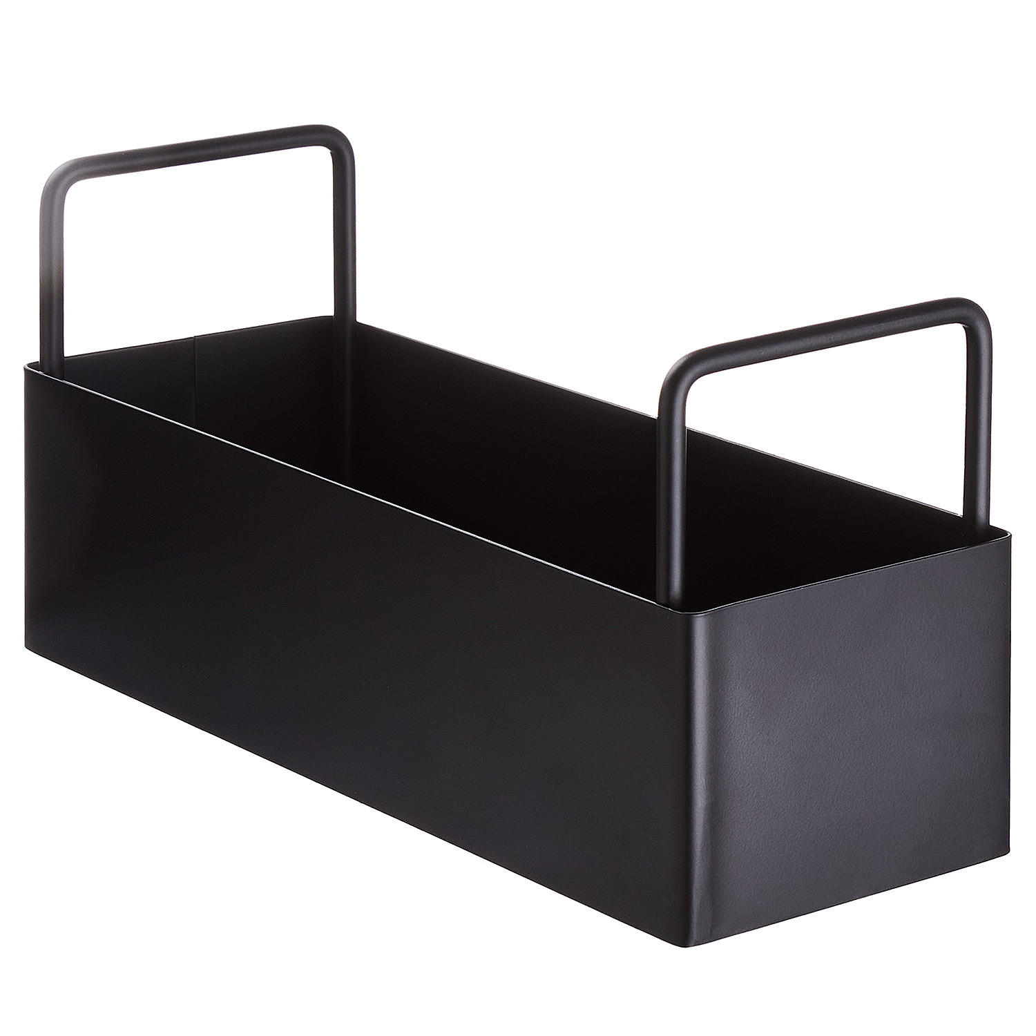 UTENSILIENBEHÄLTER Sideline - Schwarz, Metall (25/12/9cm) - BUTLERS