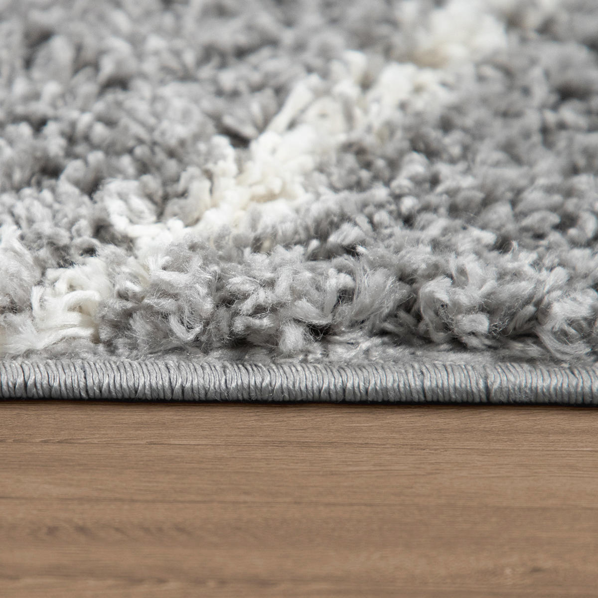 HOCHFLORTEPPICH 200/200 cm Kalmar 442 - Grau, Textil (200/200cm) - Paco Home