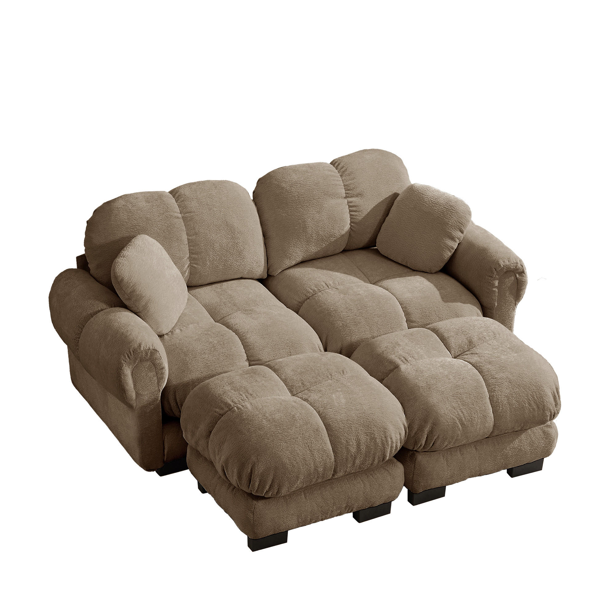 ComfortXL 2-Sitzer-Sofa Braun 149x90x190 cm