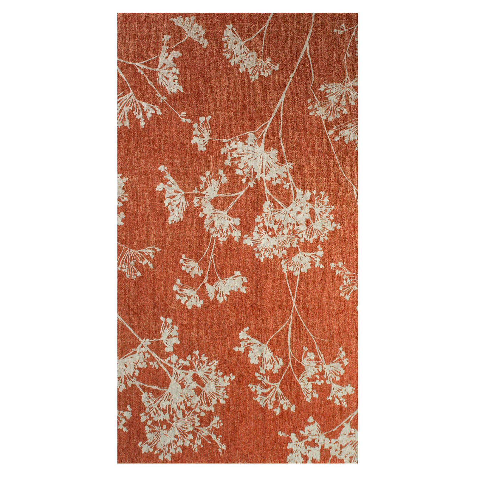 TEPPICH Parsley Inflorescence 80/150 cm - Rot, Textil (80/150cm) - Lola&Moi