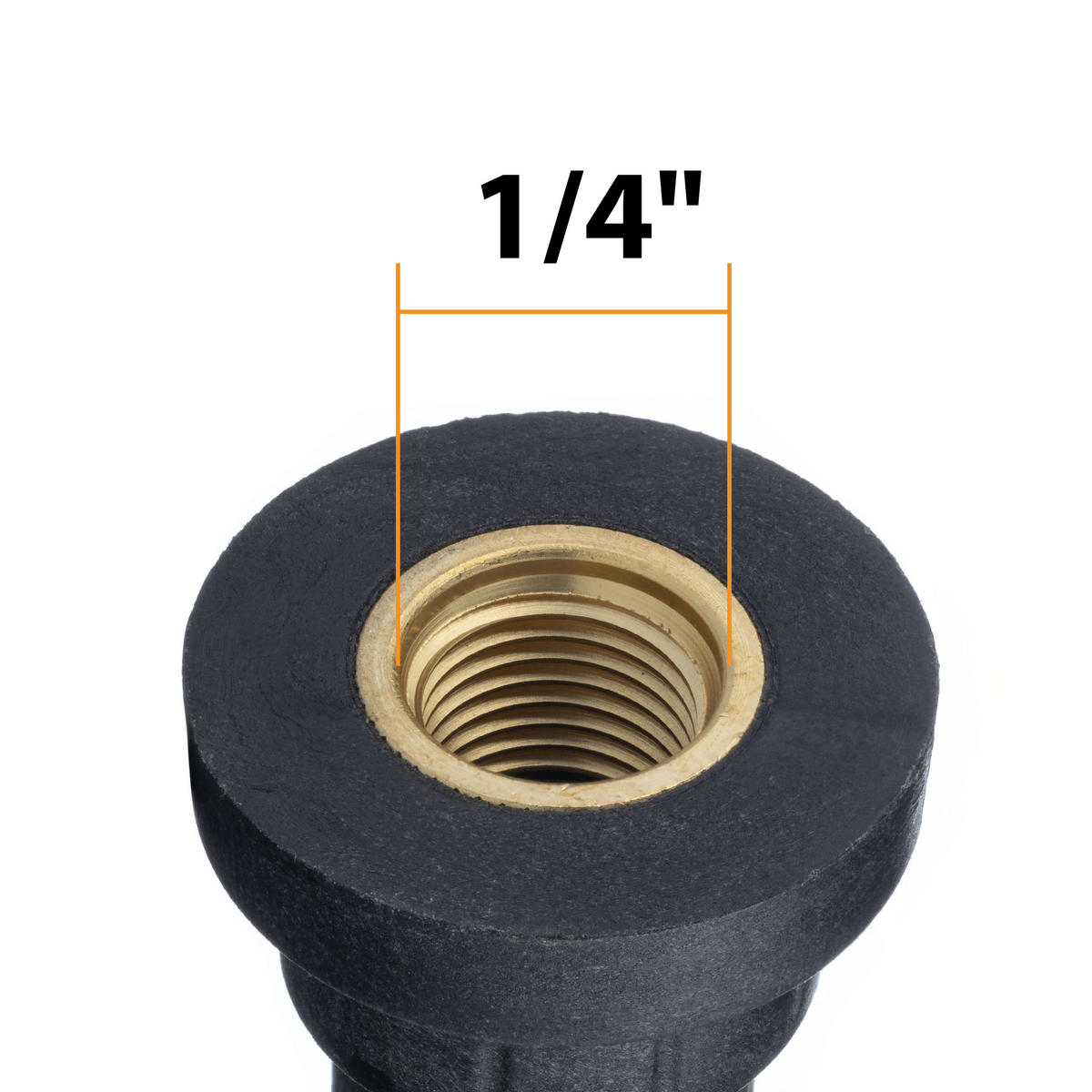 SCHLAUCH K Set - 15 m, Bayonet Anschluss, 160 bar, 60 °C, Düse 1+3, 1/4 Zoll Gewinde, Teflonband - Multicolor, Kunststoff/Metall (10/10/10cm)