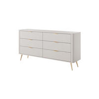 KOMMODE LANTE Weiß 163x38x81 cm - Weiß, Holzwerkstoff (163/81/38cm) - FURNLUX