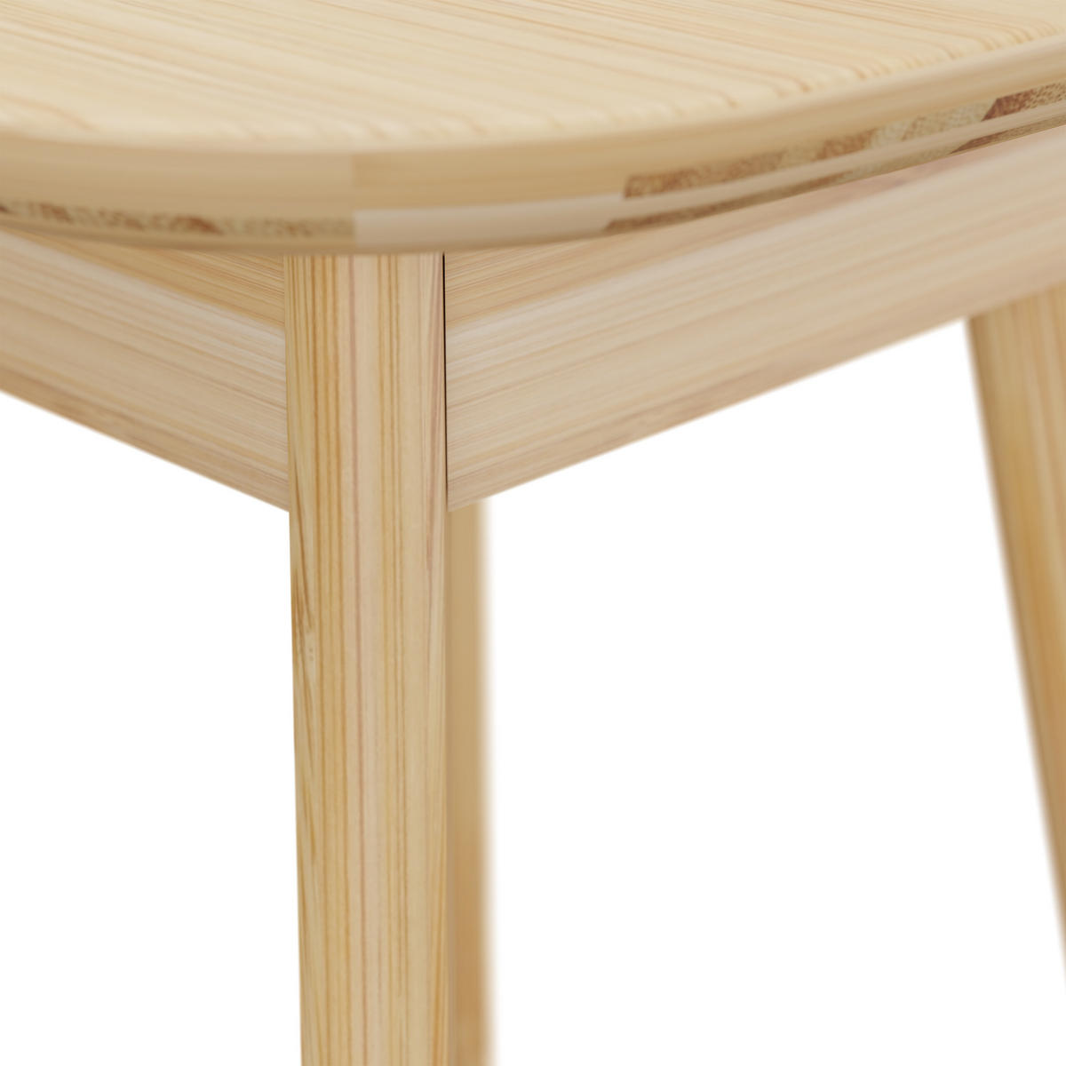 ESSZIMMERHOCKER - Hellbraun, Holz (33/45.5/33cm) - Relaxdays