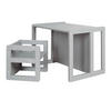KINDERSITZGRUPPE 3in1 - Grau, Holzwerkstoff (61/30/44cm) - Roba