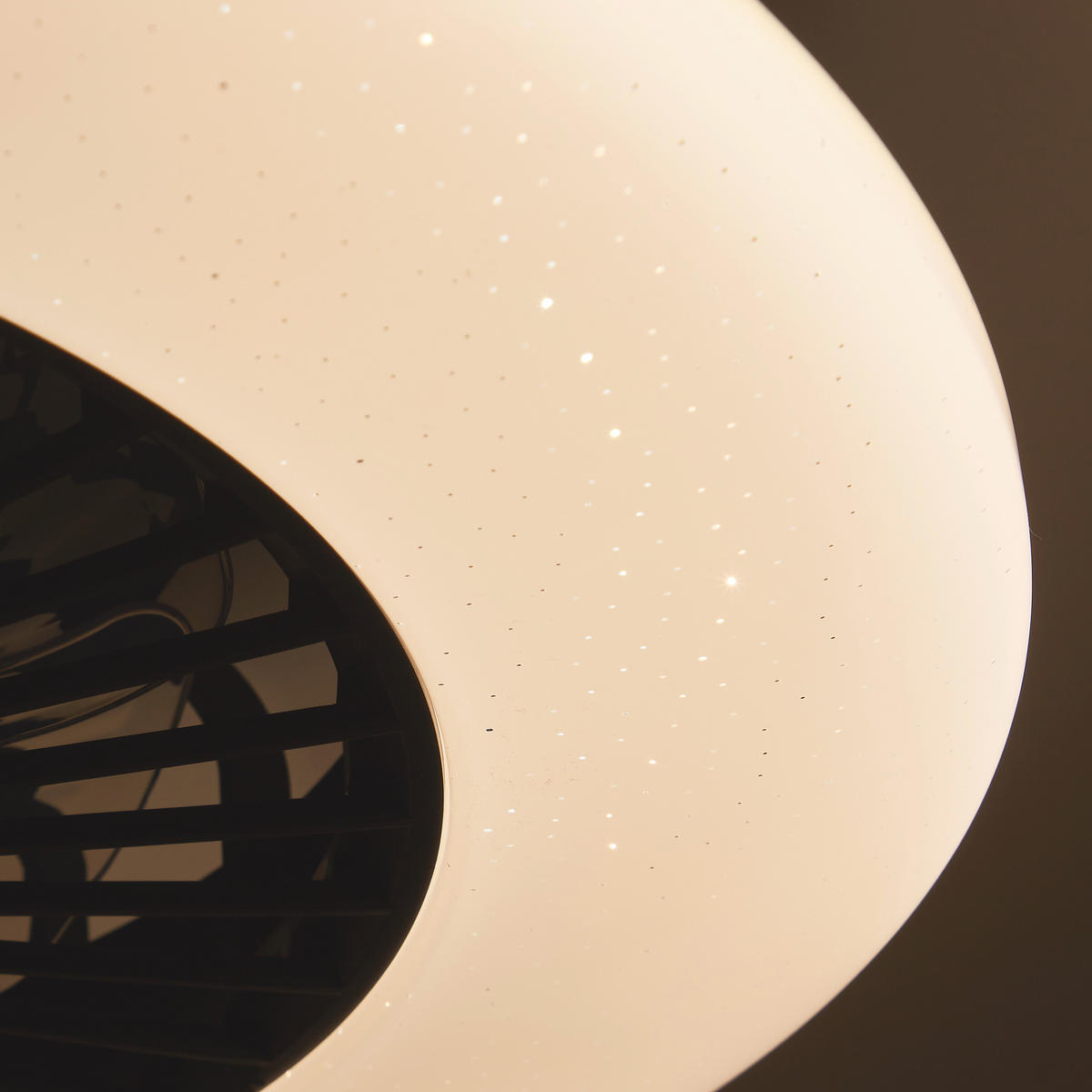 LED DECKENLEUCHTE Salerno Schwarz 57,7/57,7/14,2 cm - Schwarz, Kunststoff (57.7/57.7/14.2cm) - Brilliant