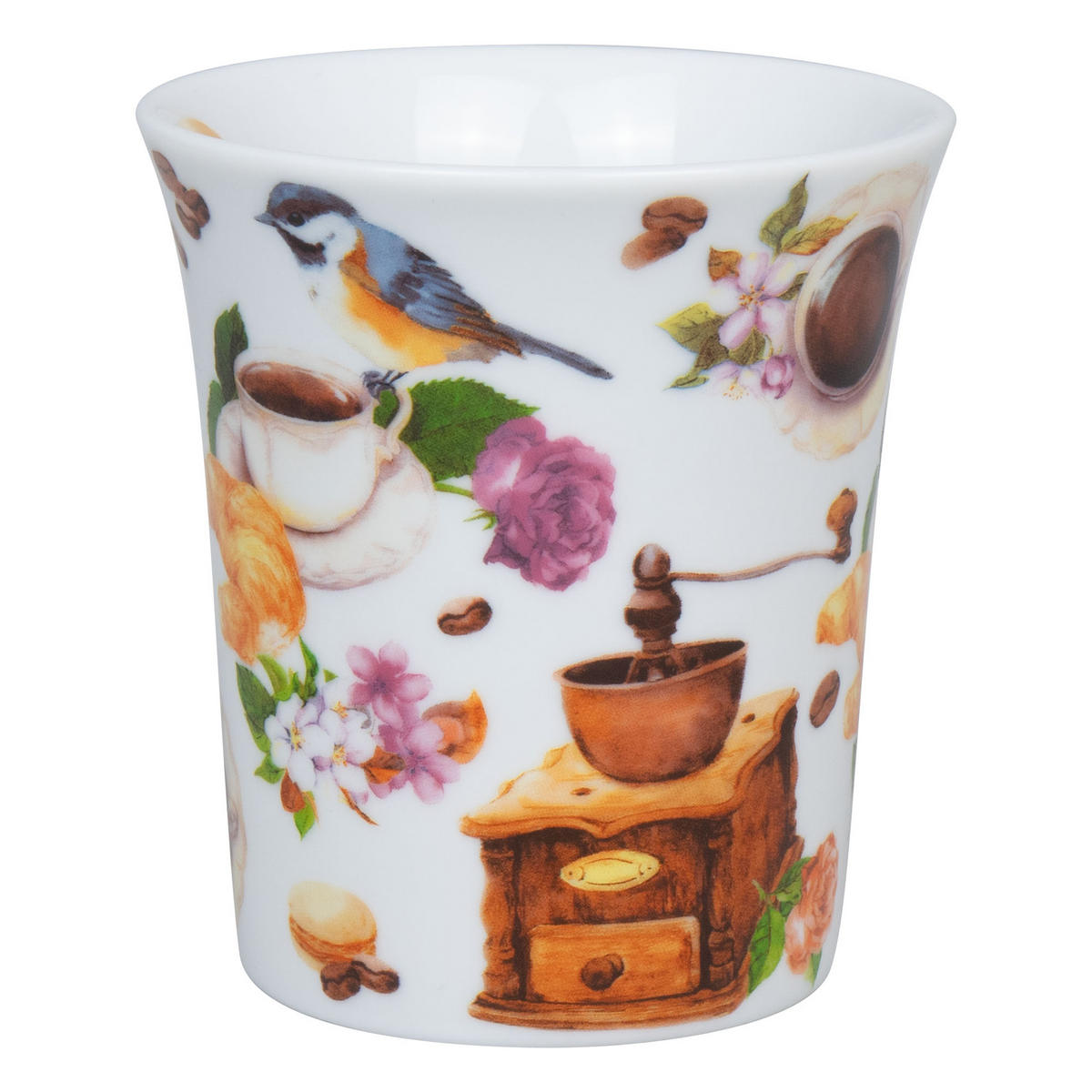 KAFFEEBECHER Coffee Birds - Naturfarben, Keramik (0.41L) - Könitz