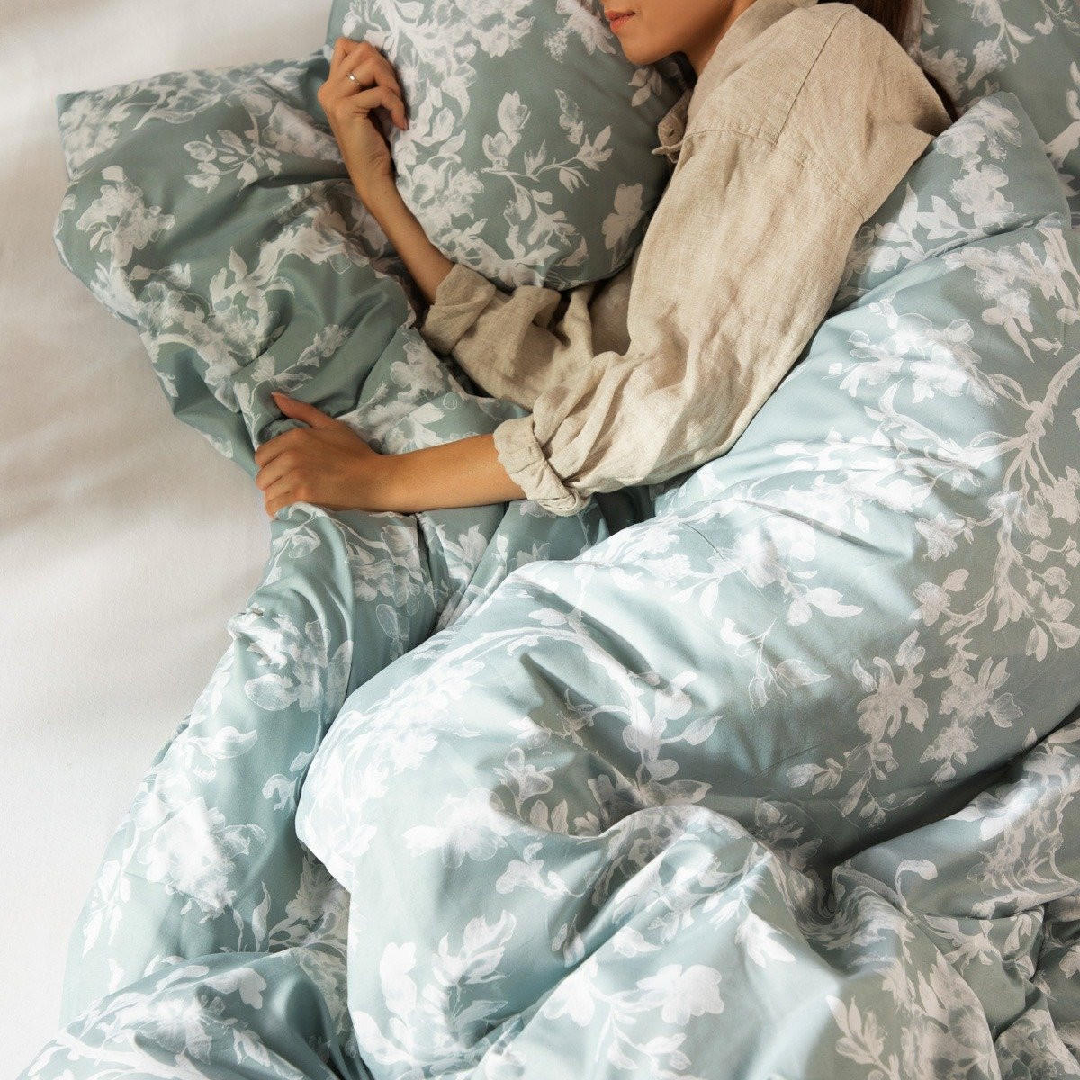 BETTWÄSCHE Laura Mikrofaser 160/200 cm - Weiß, Textil (160/200cm) - Homla